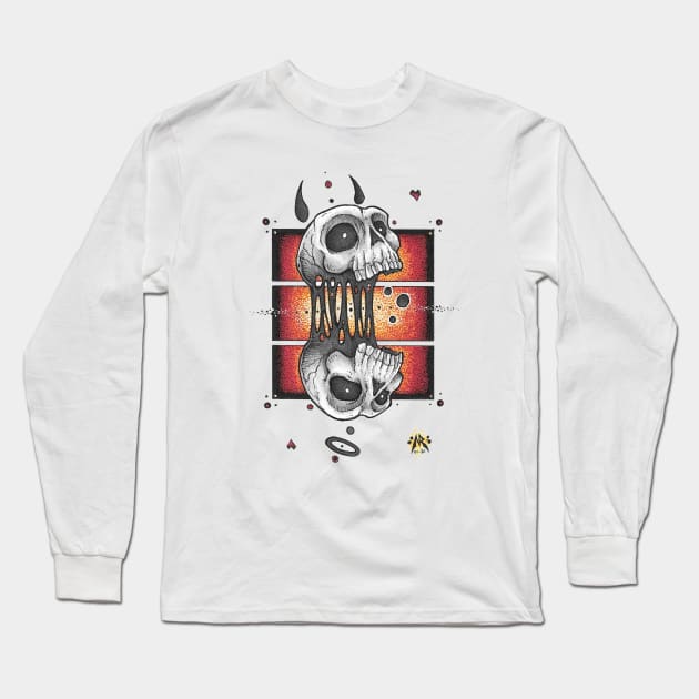 As above, so below Long Sleeve T-Shirt by NRdoggy